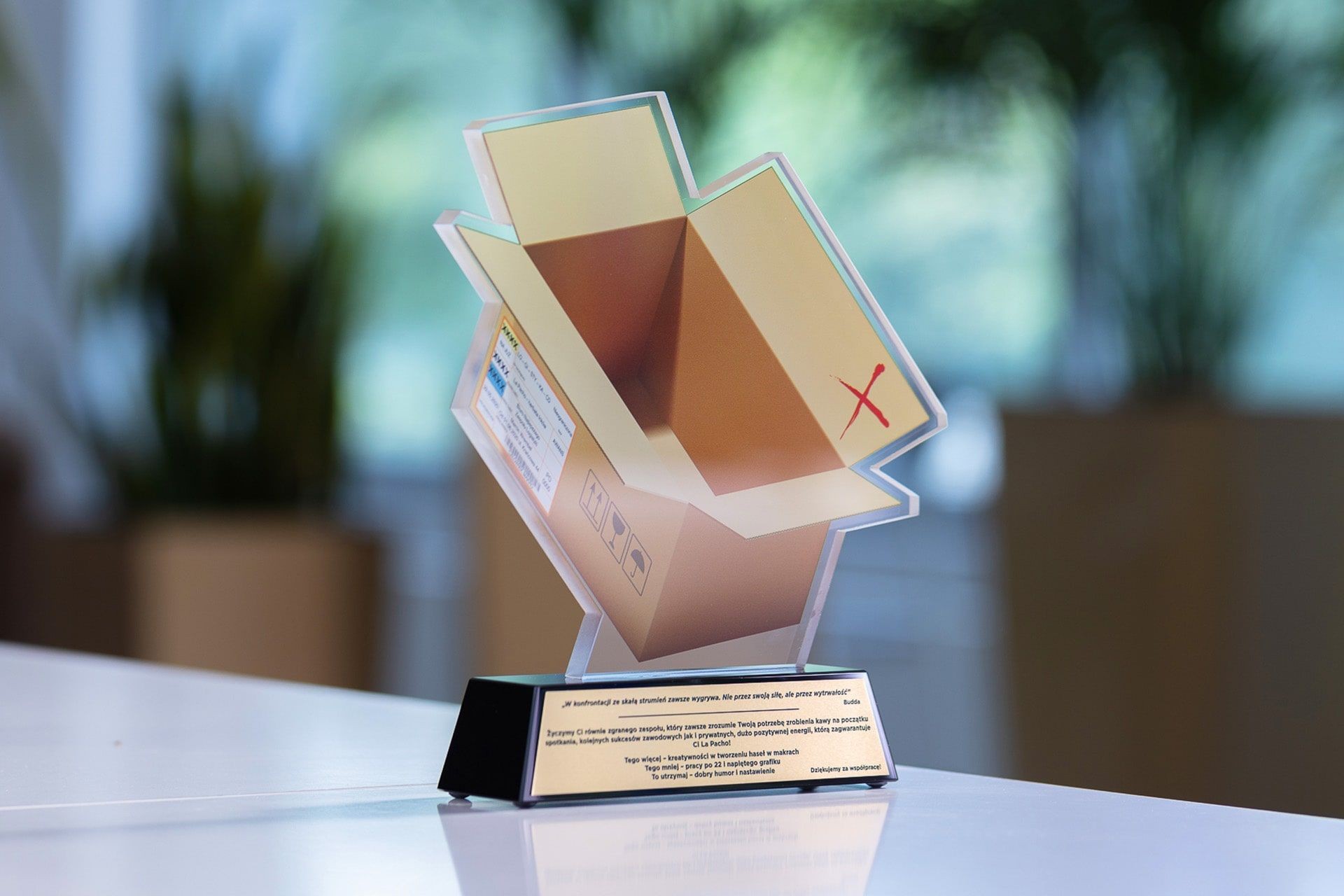 statuetka szklo La Pacho glasso